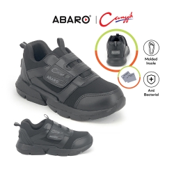 ABARO x CANGGIH Black School Shoes 2877ACN Name Your Shoes Primary/Secondary Unisex